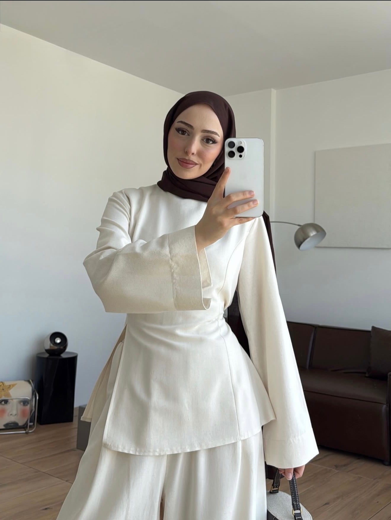 طقم لينن قطعتين